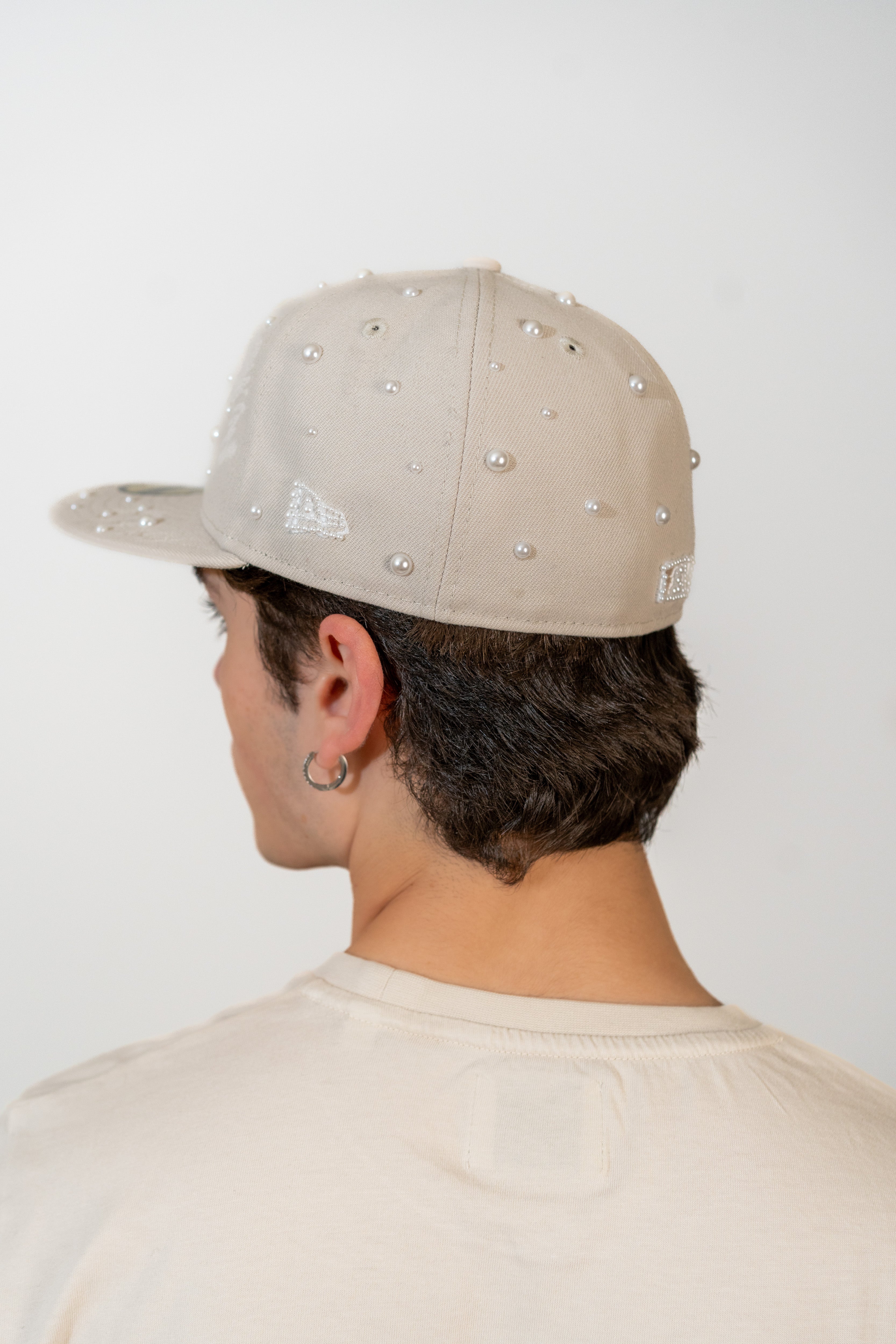 FITTED New York Beige Distressed Pearl