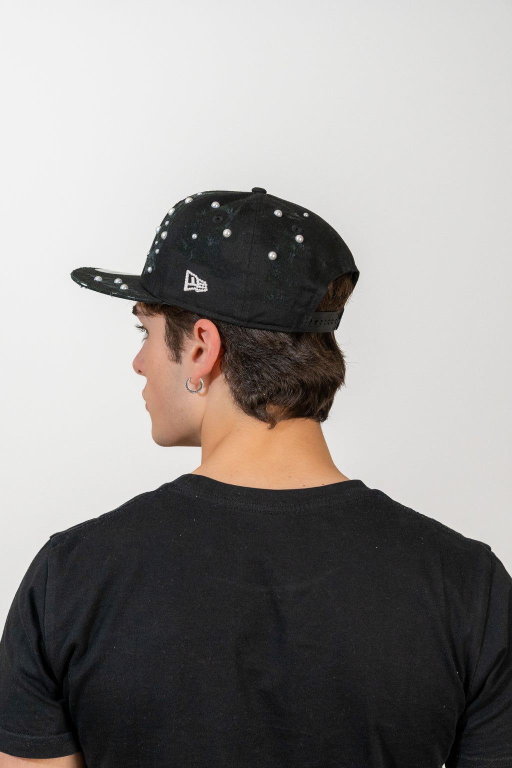 Snapback Cap LA Distressed Pearl