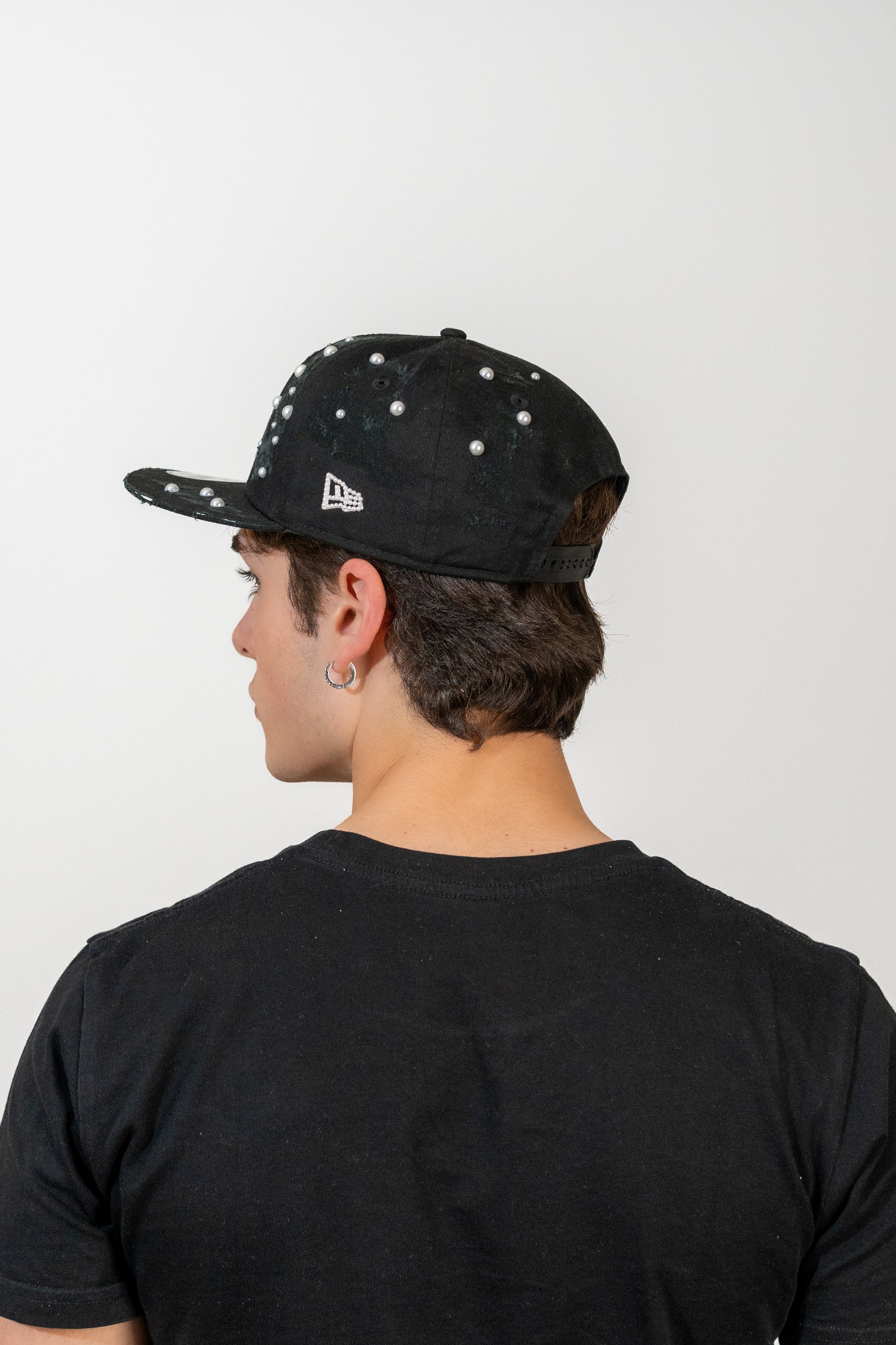 Snapback Cap LA Distressed Pearl