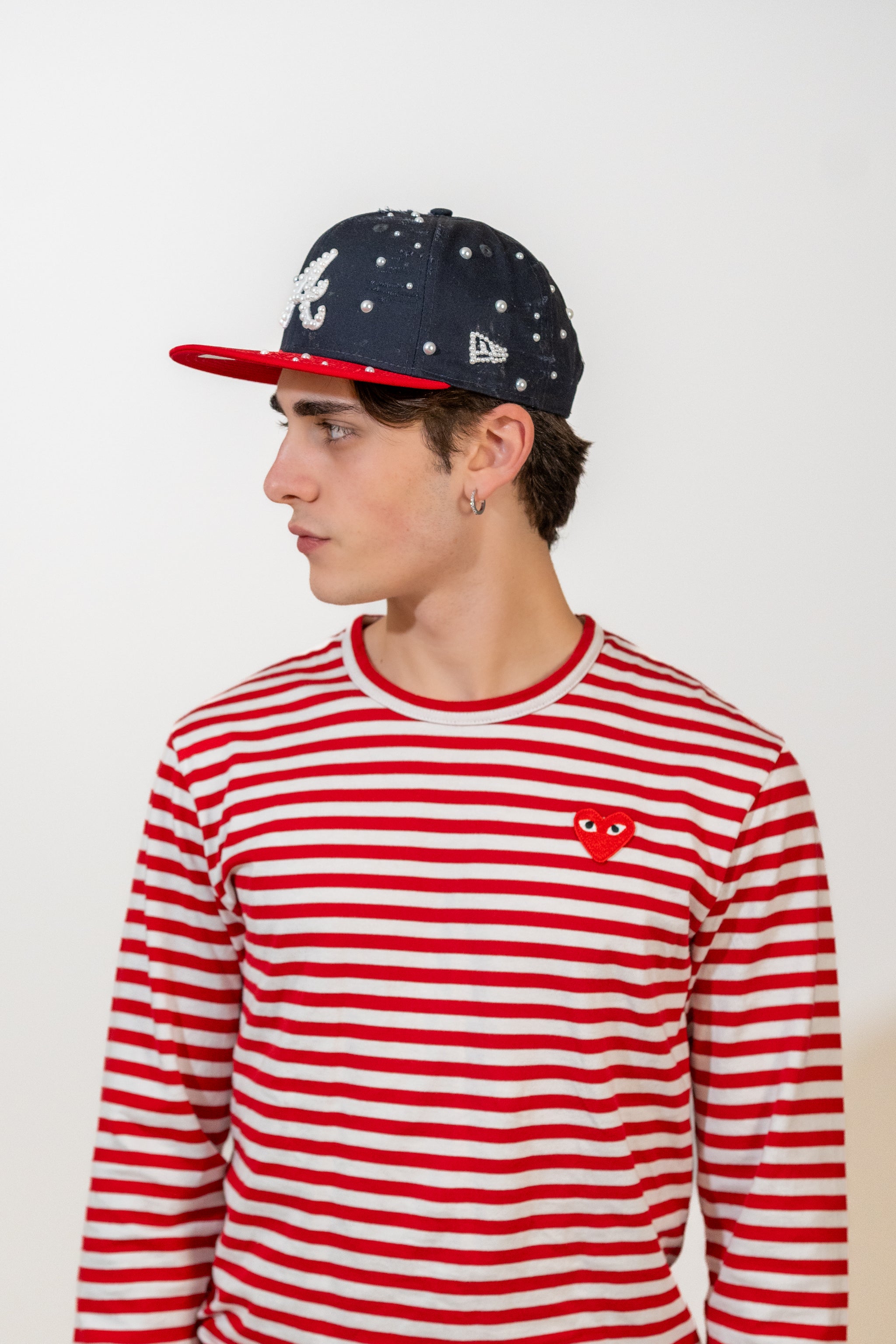 Snapback Atlanta Distressed Pearl