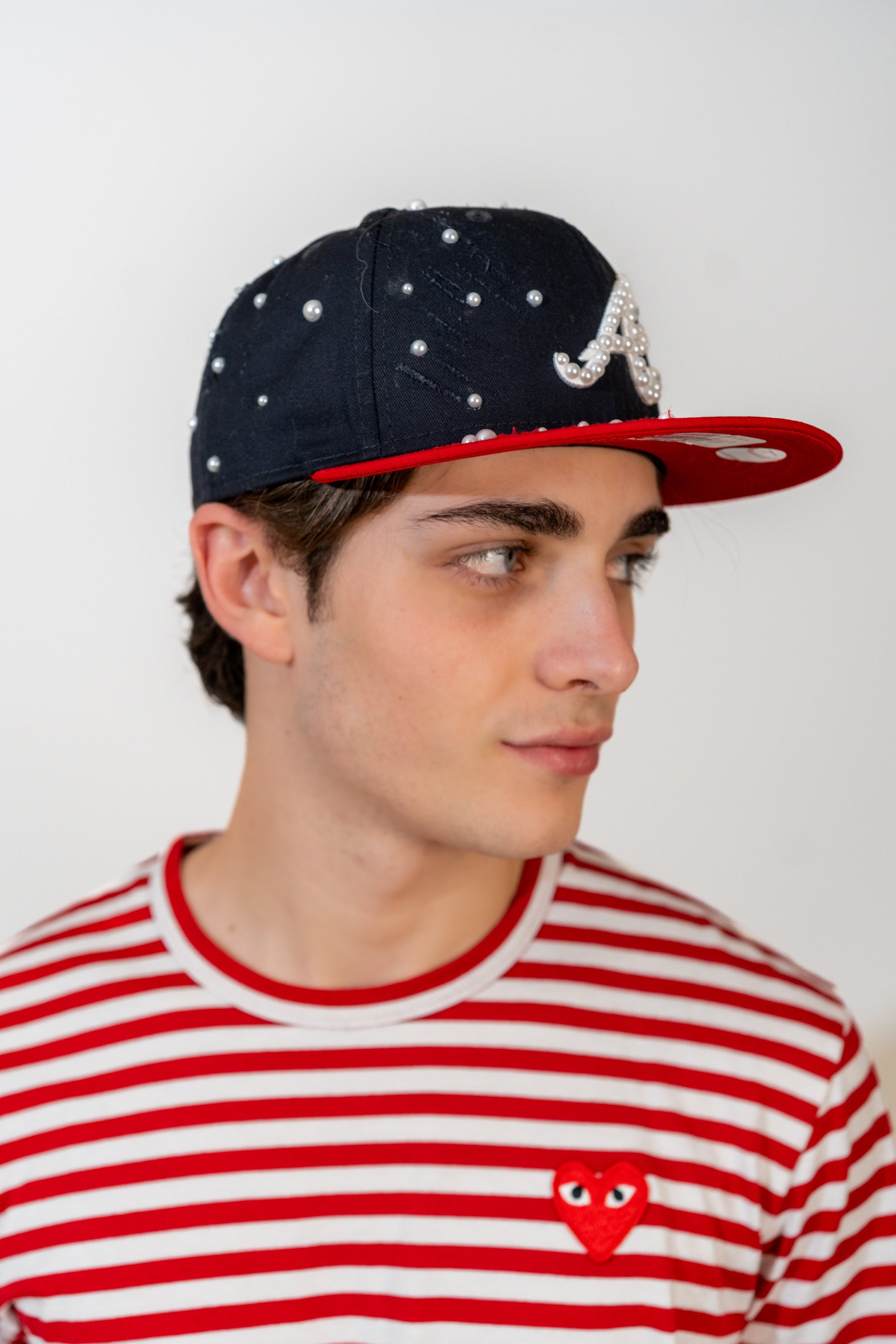 Snapback Atlanta Distressed Pearl