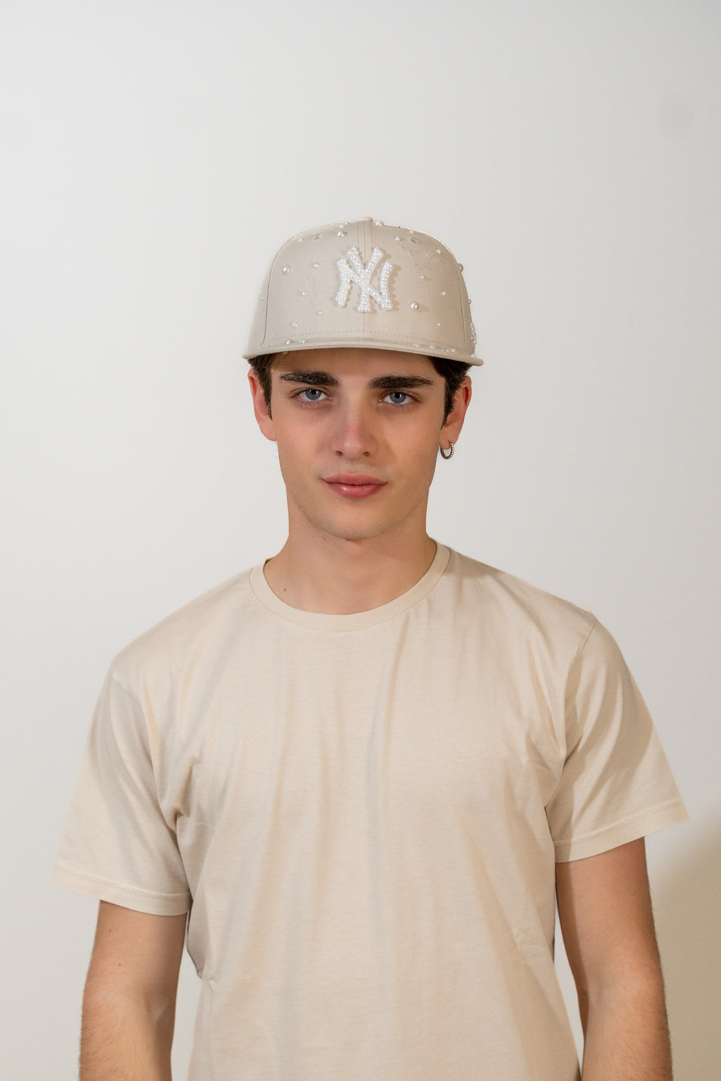 FITTED New York Beige Distressed Pearl