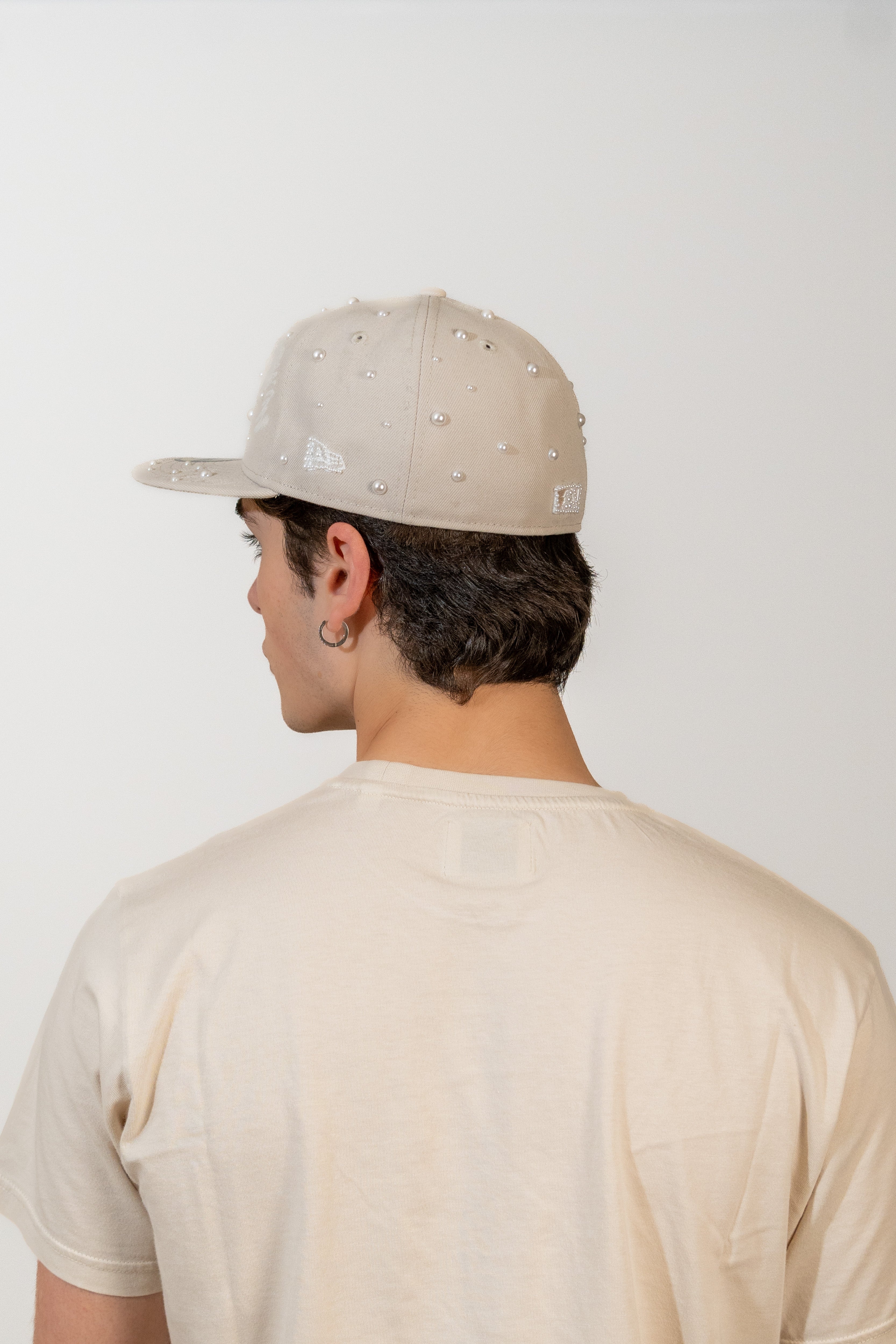 FITTED New York Beige Distressed Pearl