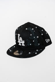 Snapback Cap LA Distressed Pearl